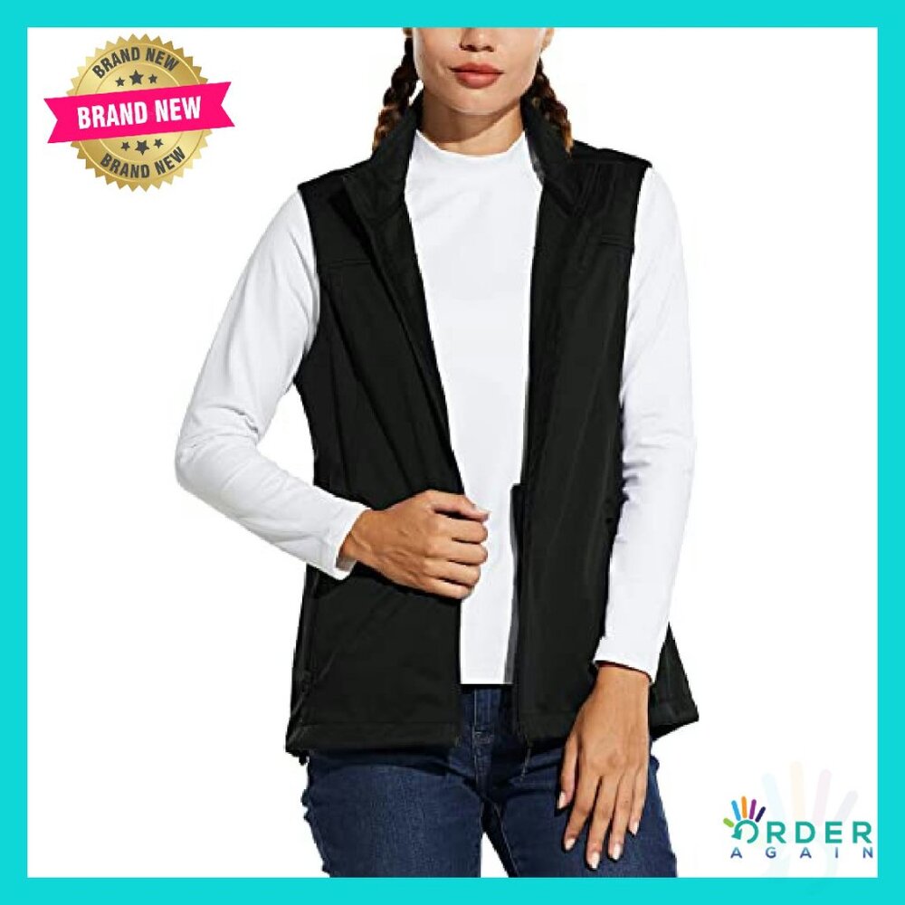 Lightweight Softshell Vest Windproof Sleeveless J… - image 3